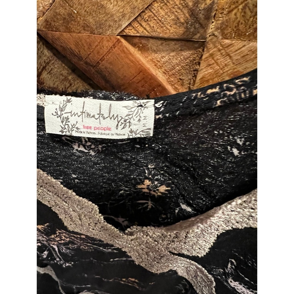 Free People Intimately Slip My Mind Printed Trapeze Dress M - Picture 7 of 11